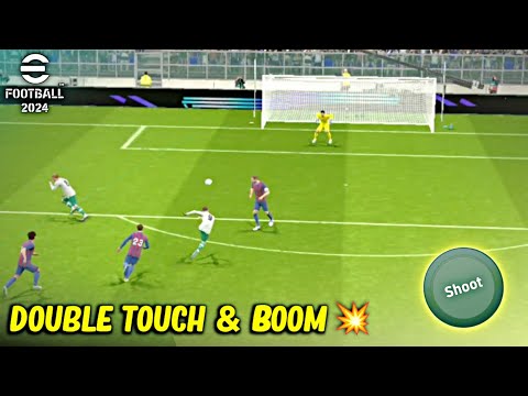 Finishing Tip: Double Touch & Boom 💥 eFootball 2024 Mobile