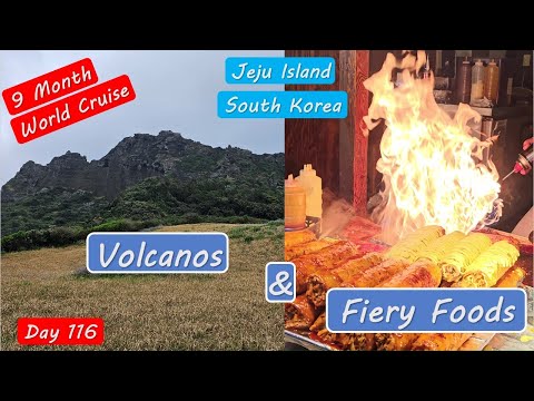 Jeju Island South Korea Tour Fiery Foods and Climbing a Volcano!