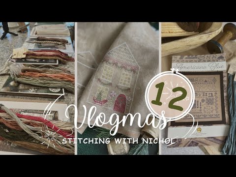 VLOGMAS 2024 DAY 12 | Christmas Crafting + Kitting up Projects