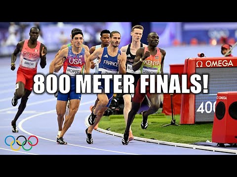 Men's 800 Meter Finals WERE INSANE! || 2024 Paris Olympics