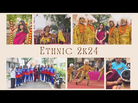 Ethnic day special vlog❤️ | Namma ethnic 2k24✨ |UBDT college Davangere🫶