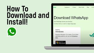 How to Download and Install WHATSAPP in PC or Laptop [easy]