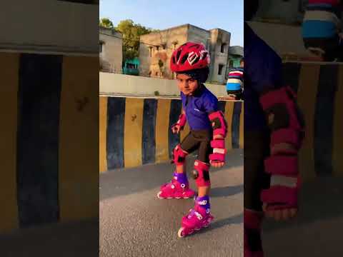 Skating Practice 👧🛼 #shortsvideo #skating #speedskating #youtubeshorts #varanasi #youtube