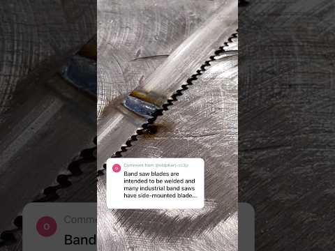 Band Saw Blade Repair | Welding Bandsaw Blade