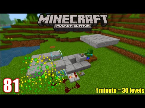 A FARM de XP MAIS QUEBRADA do MINECRAFT PE 1.21 - Minecraft Survival 1.21 (Minecraft Bedrock)