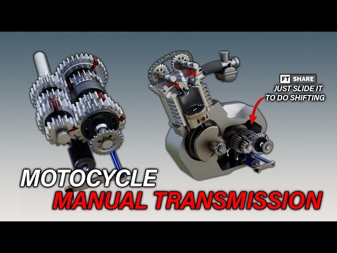 How Manual Transmission works - Motorcycle Manual Transmission (Sequential Transmission)