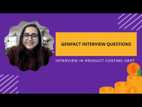 GENPACT INTERVIEW QUESTIONS | GENPACT INTERVIEW ROUNDS | PRODUCT COSTING DEPARTMENT | #genpactjob