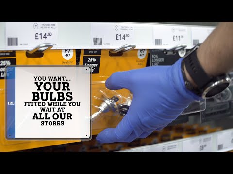 We Fit Your Bulbs at our Stores and Garages | Halfords Ireland