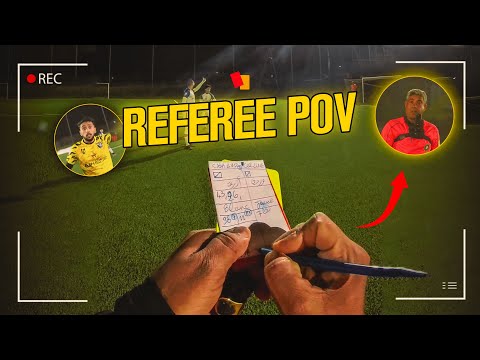 لأول مرة في المغرب 🇲🇦🤯 مباراة كرة القدم بأعين الحكم⚽️- Referee POV