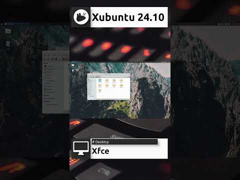 Xubuntu 24.10 Oracular Oriole Quick Overview #shorts