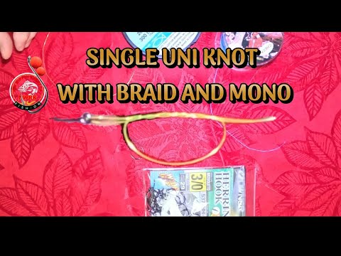 Uni Knot, how to tie- single or double, One of the BEST Fishing Knots for all fisherman! Stronge