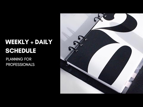 Planning Priorities with Our A5 Schedule Notepad + Vertical Weekly Inserts | PWM