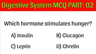 Digestive System MCQ  |PART: 02| |digestive system quiz|