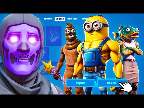 i created TERRIBLE fortnite skins