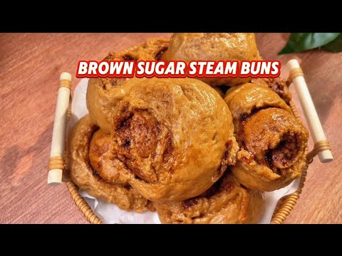 Simple Brown Sugar Steam Buns  #recipe #chineserecipie #steamedbun #breakfastrecipe #easyrecipe