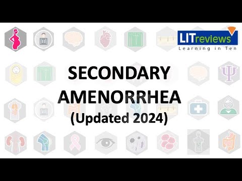 (New) Secondary amenorrhea