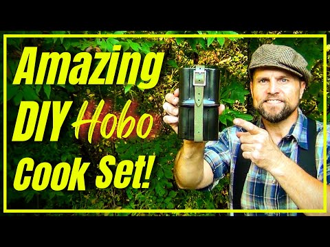 DIY Hobo Cook Set: Lightweight 7 oz Kit Inspired by the 1916 Stopple Kook Kit!