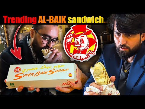 🇸🇦Reviewing AL BAIK newly Launched shrimp Sandwich which is.... | AL BAIK Saudi Arabia..