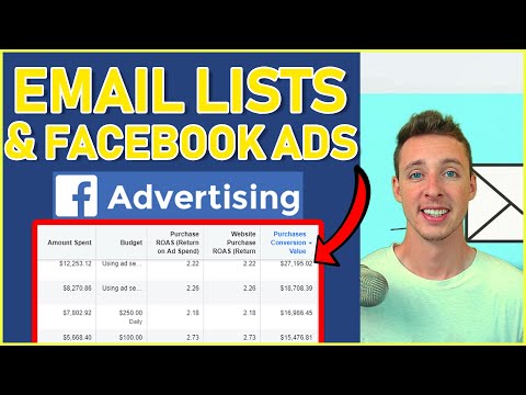 How To Create a Custom Audience with Email Lists on Facebook Ads