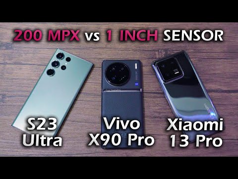 200 MPX vs ONE INCH SENSOR Camera Test - FAKE MOON?! S23 Ultra vs Vivo X90 Pro vs Xiaomi 13 Pro