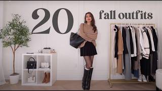 FALL LOOKBOOK | 20 fall outfits trendy + casual