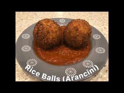 Arancini (Rice balls) made with a basic Risotto