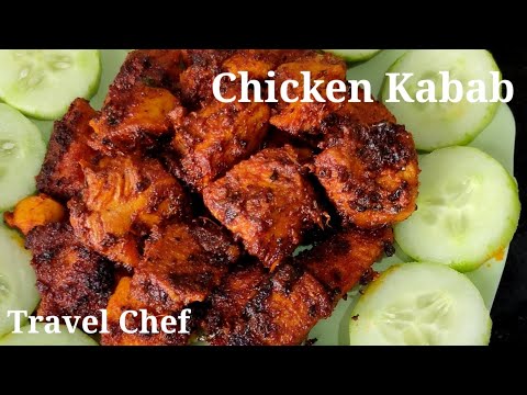 Fried Chicken Kebab | Recipe 165 | How To Make Chicken Fry Kabab  | Travel Chef