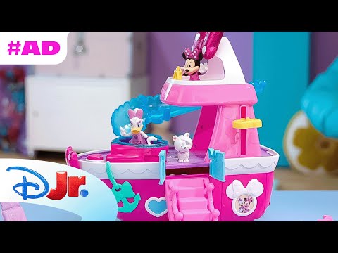 AD | Minnie's Bowdazzling Yacht Playset Toy Play 🛳️ | Minnie's Bow-Toons | @disneyjr