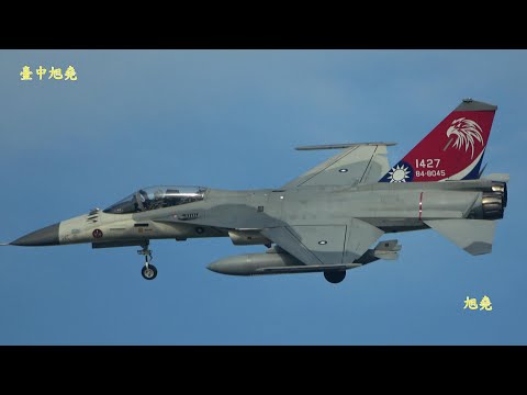 一日雙黃蛇F-16V升空測評/  IDF彩繪機低空靈活機背秀.