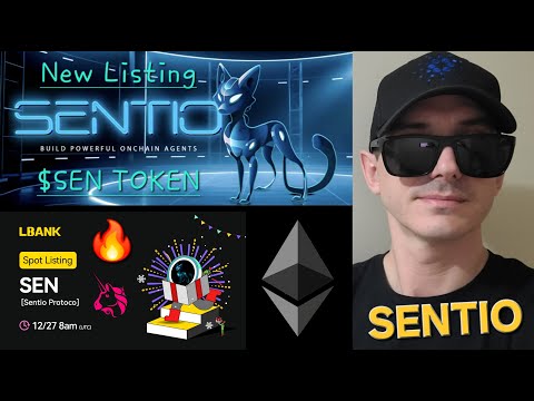 $SEN - SENTIO PROTOCOL TOKEN CRYPTO COIN HOW TO BUY SEN LBANK ETH ETHEREUM UNISWAP AI AGENT MEMECOIN