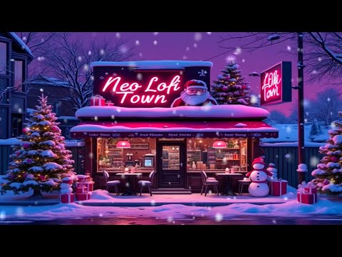 Snowy Christmas Coffee Shop Vibes ☕🎄❄️ – Lofi Hip Hop Beats for a Peaceful Holiday Atmosphere 🌨️✨🎶