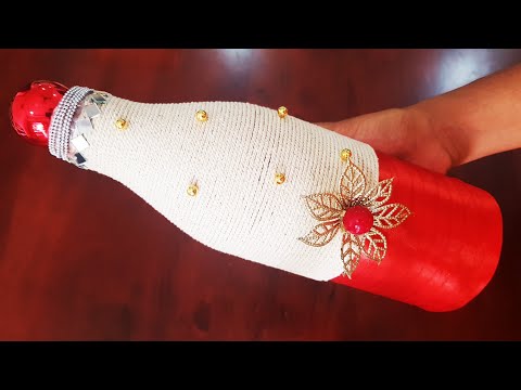 DIY Bottle Art #shorts #shortvideo Christmas Decoration