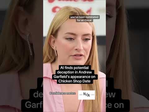 AI truth analysis of Andrew Garfield's Chicken Shop Date