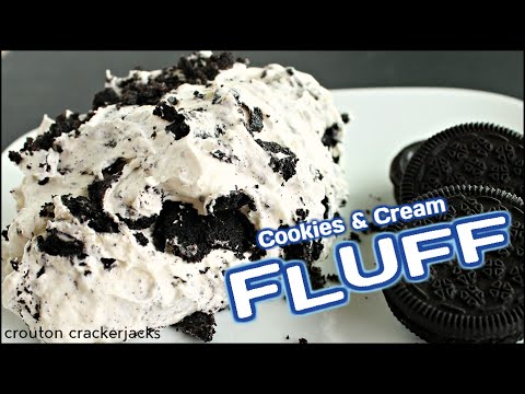 Cookies & Cream Fluff!! - Homemade Oreo Dessert Recipe