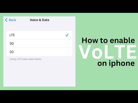 How To Enable VoLTE on iPhone