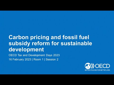 OECD Tax and Development Days 2023 (Day 2 Room 1 Session 2): Carbon pricing