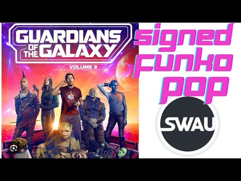 signed marvel funko pop giveaway win from @swau #gotg #marvel #signed #funkopop