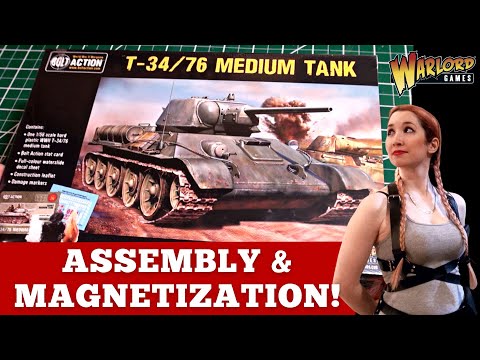 T-34/76 Soviet Tank Assembly & Magnetization for Bolt Action