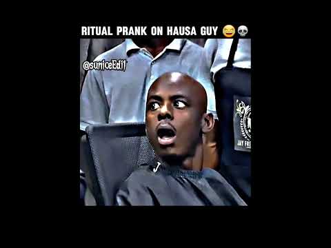 Ritual prank on hausa guy 🤣 😂 #viralvideo #funny #suniceEdit #funnnyclips #fypyoutube #comedy #edit