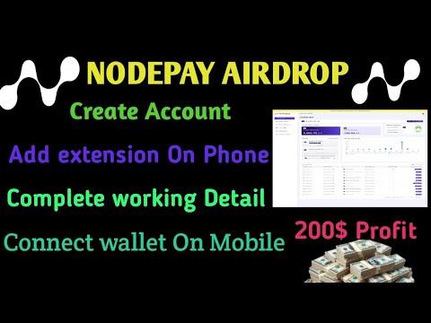 Nodepay Airdrop Detail|| Nodepay Wallet||Nodepay profit||Nodepay working||Nodepay Extension mobile