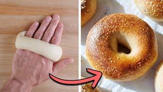 The secret to shaping a bagel PERFECTLY every time.