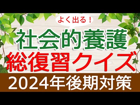 【保育士試験】社会的養護「総復習クイズ」(2024年後期対策)