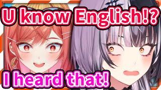 Shiori Forgot That Ririka Knows English 【Hololive】