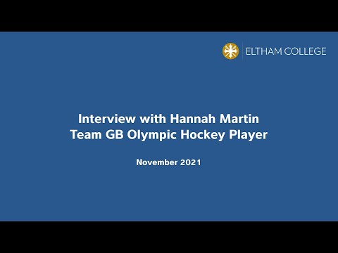 Interview with Hannah Martin, Team GB Olympic Hockey Player