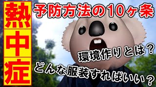 【熱中症】予防方法の１０か条【小児科医解説】