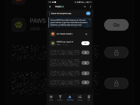 $PAWS 🐾 Most Important Task. How To Recover Stolen PAWS 🐾 #airdrop #paws #crypto #tricksbyabg