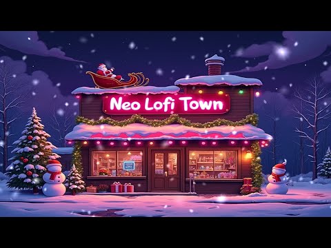 Charming Christmas Coffee Shop ☕🎄❄️ – Lofi Hip Hop Beats with Relaxing Snowy Vibes 🌨️✨🎶