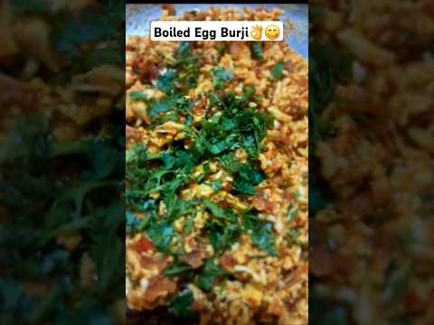 Boiled egg burji | Egg burji |Anda burji Recipe #food #recipe #shorts