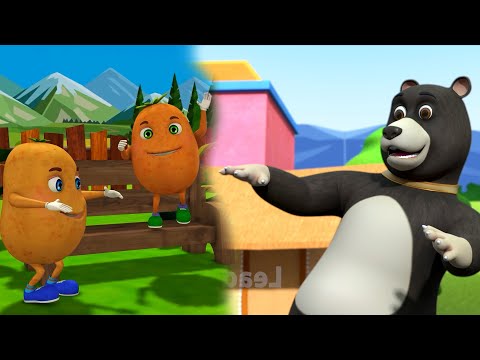 Kalu Madari Aloo Kachaloo Beta & Hathi Raja - कालू मदारी आलू कचालू बेटा और हाथी राजा | Kids Rhymes