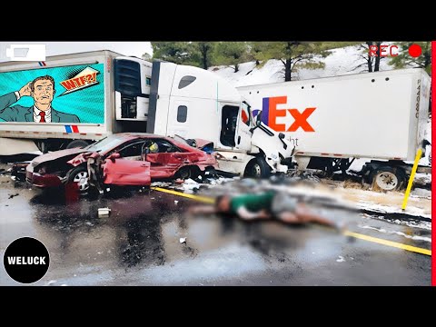 Tragic Moments! 30 Most Shocking And Devastating Car Crashes | BEST OF USA & Canada Accidents